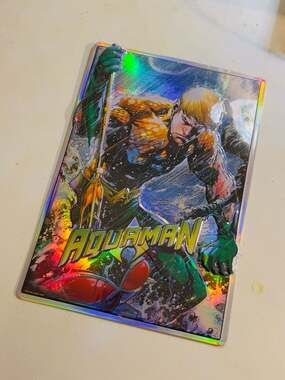 Aquaman 9” x 13”Tin Sign Justice League DC Comics